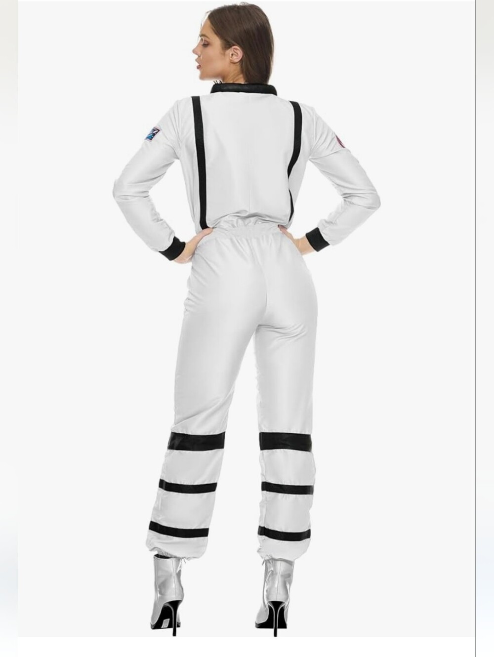 Astronaut Women's Jumpsuit Astronaut Space Costume Large New - Picture 2 of 8